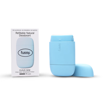 Fussy Refillable Natural Deodorant, Cloud Nine