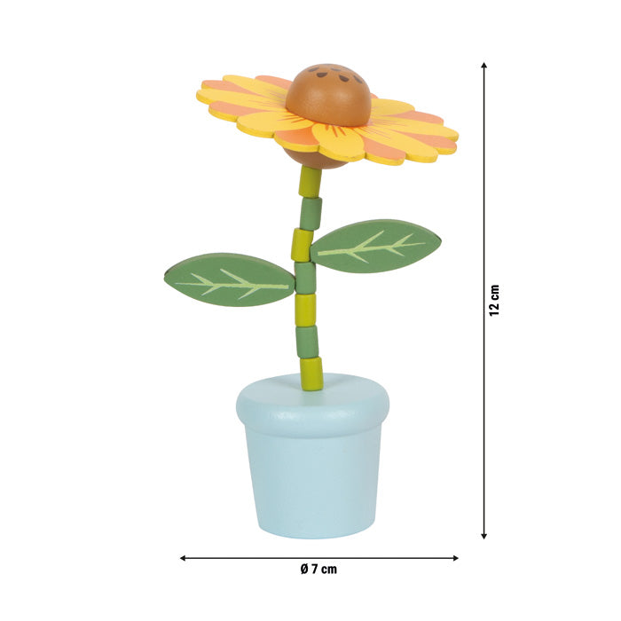 Small Foot Dancing Flowers – Wooden Push-Up Toys