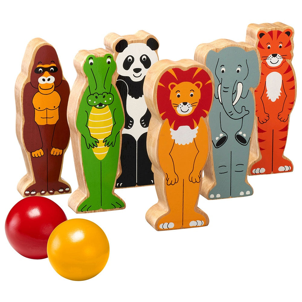 Lanka Kade animal skittles wooden set