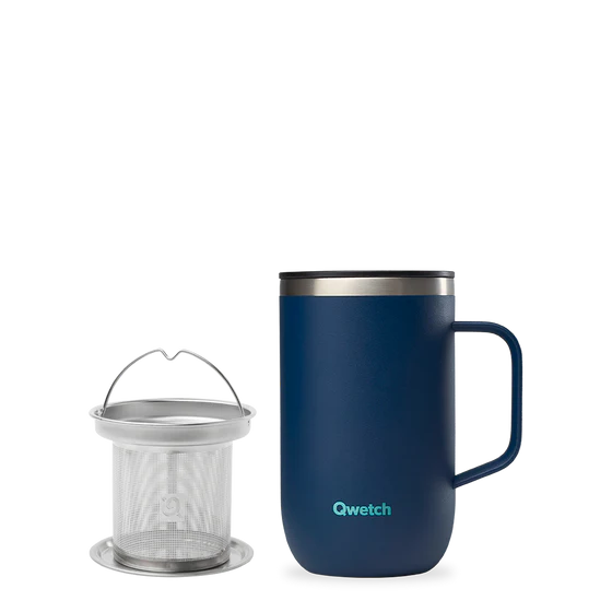 Recycled Stainless Steel Insulated Travel Mug 12oz – Reusable Coffee Cup