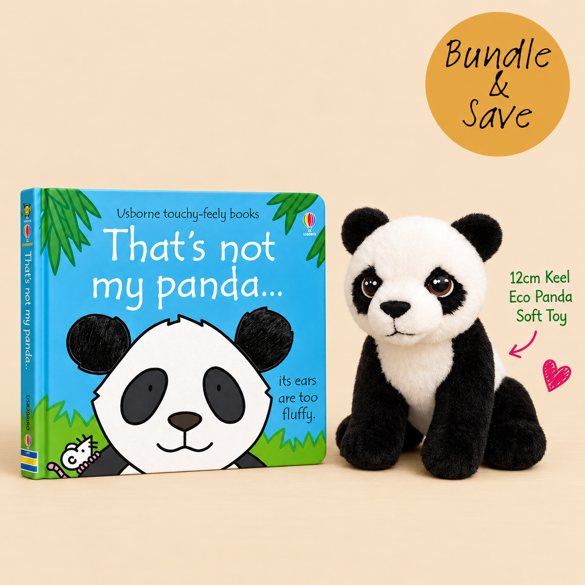 A children's bundle featuring the book 'That's not my panda.