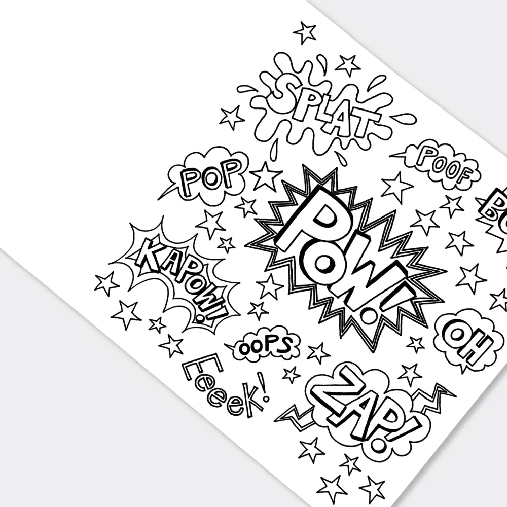 Rachel Ellen Colouring Book Super Hero