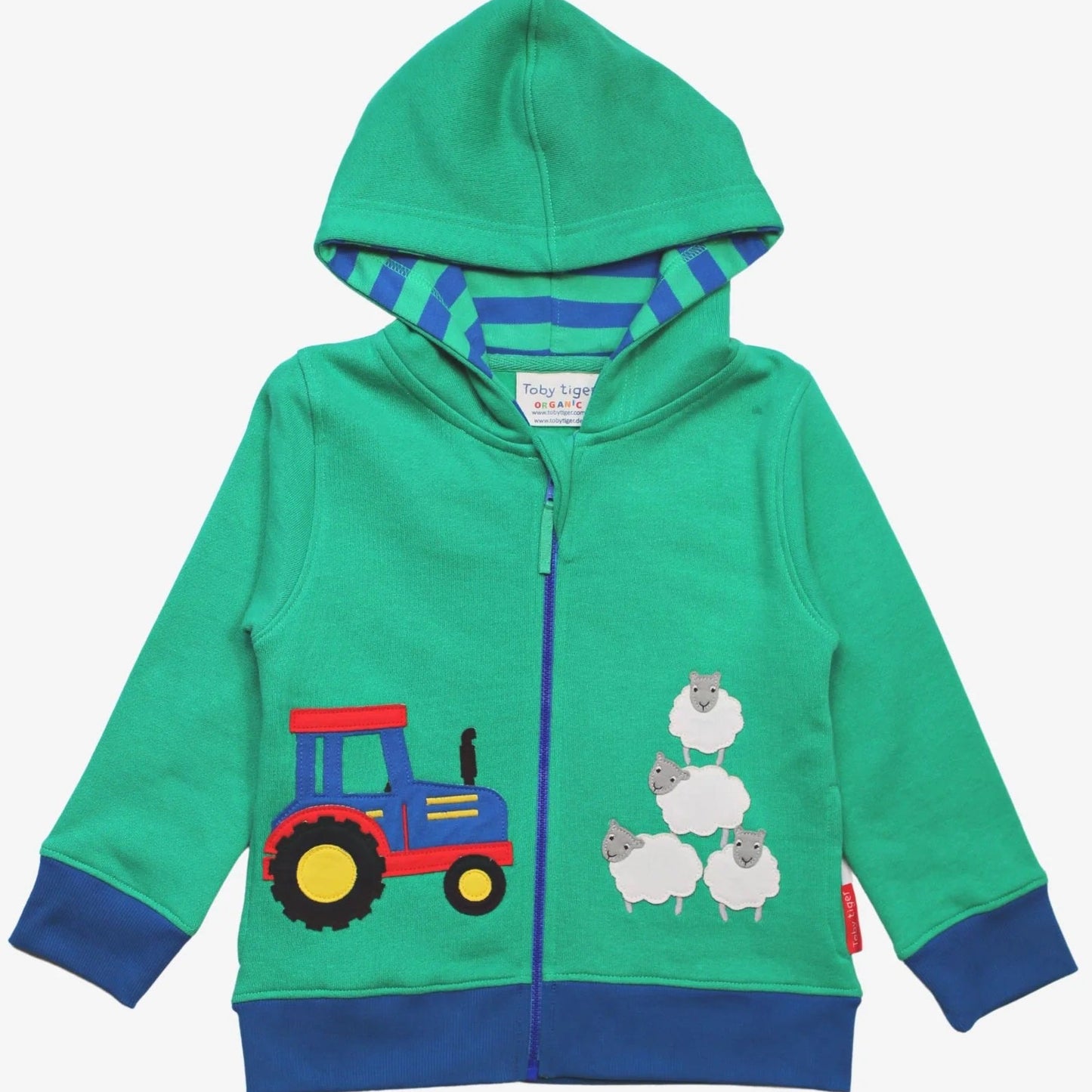 Toby Tiger Haag Farm Hoody, Green
