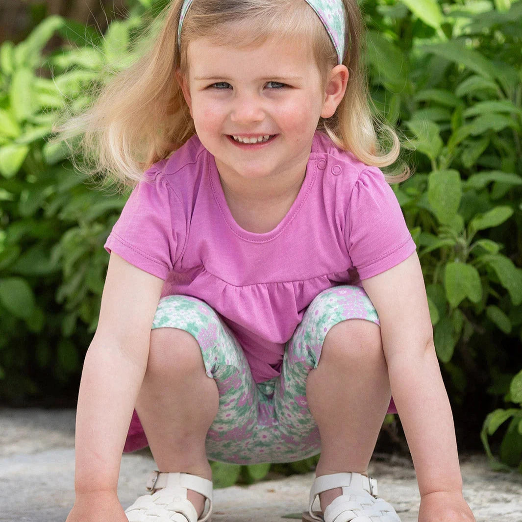Kite Flower Patch pedal pushers with colourful floral print