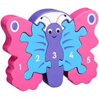 Lanka Kade Wooden butterfly jigsaw 1-5