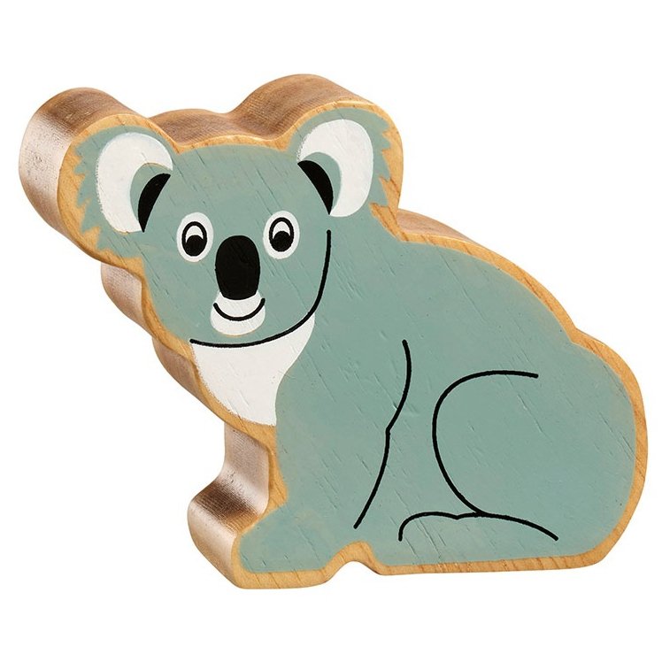 Lanka Kade Natural Wooden Grey & White Koala