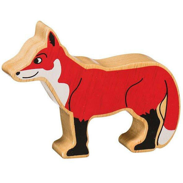 Lanka Kade wooden red fox