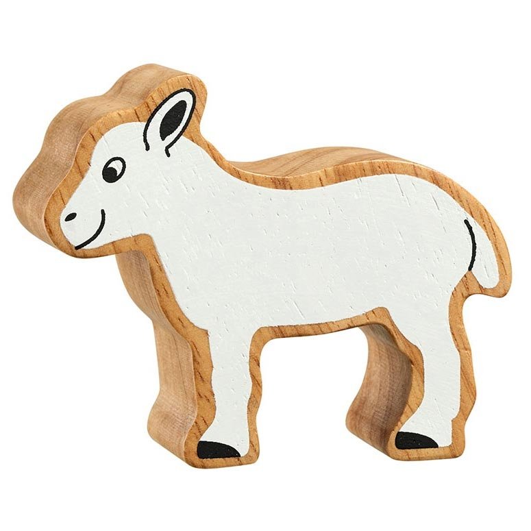 Lanka Kade Natural Wooden White Lamb