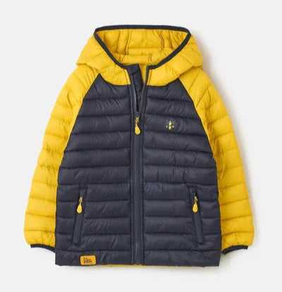 Little Lighthouse Carter Coat – Navy/Yellow