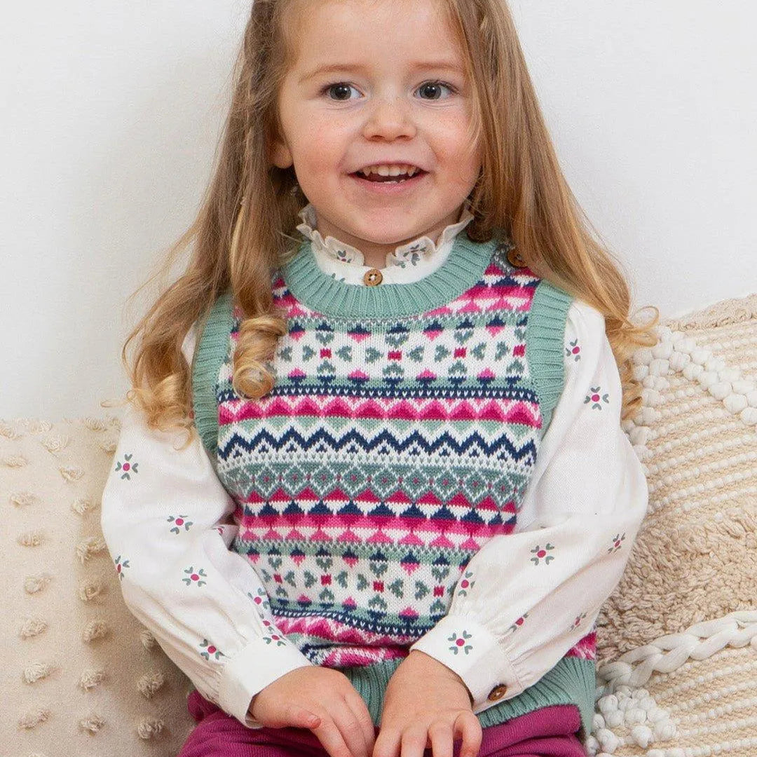 Kite Clothing Love Hug Knit Vest – Organic Cotton Kids Tank Top