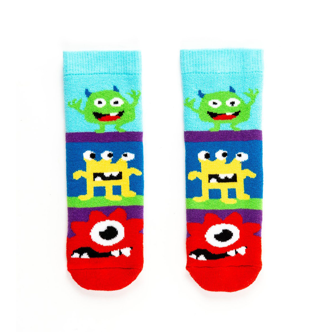 Squelch Welly Socks, Little Monster, 1-2y