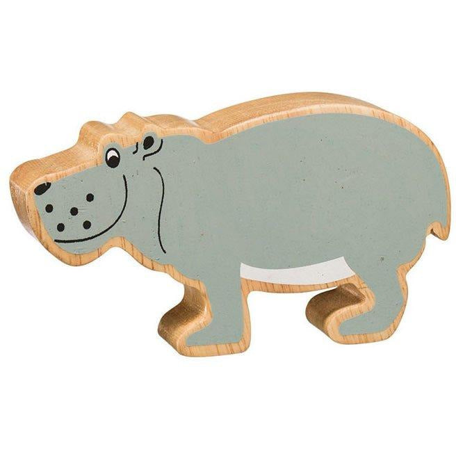 Lanka Kade Natural Wooden Grey Hippo