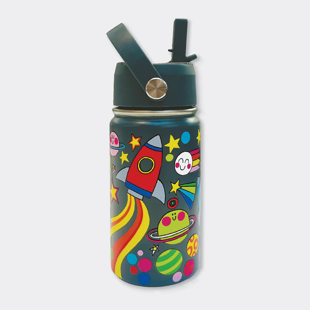 Space Insulated Stainless Steel Kids Water Bottle – 340ml