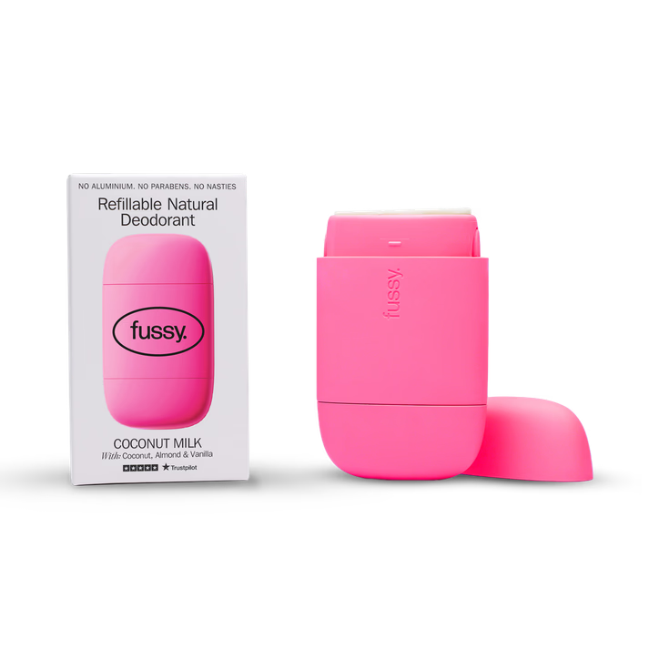 Fussy Refillable Natural Deodorant, Coconut Milk