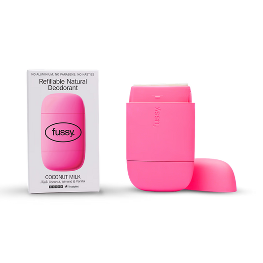 Fussy Refillable Natural Deodorant, Coconut Milk