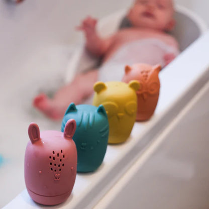 Silicone Animal Bath Toys – Kids Sensory Water Play Set