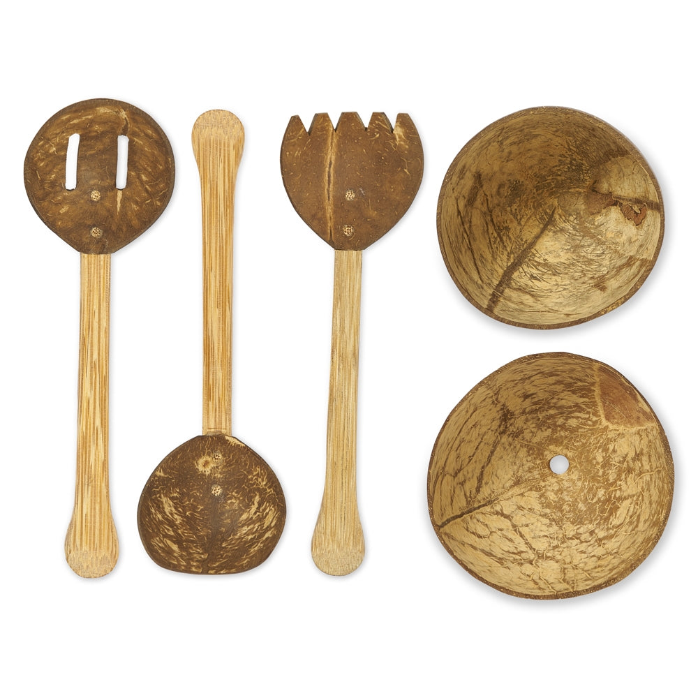 Lanka Kade Coconut shell sand playset - 5 pieces in a bag