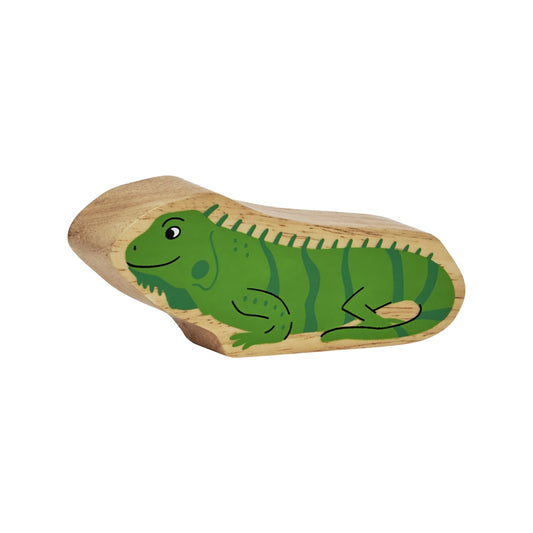 Lanka Kade Natural Wooden Iguana