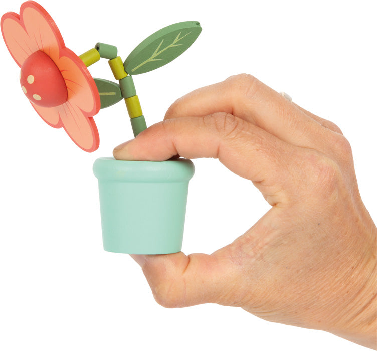 Small Foot Dancing Flowers – Wooden Push-Up Toys