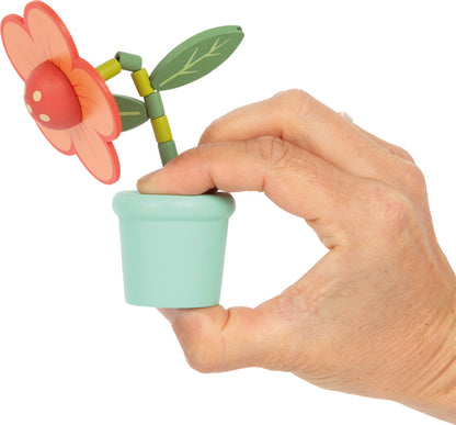 Small Foot Dancing Flowers – Wooden Push-Up Toys
