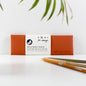 VENT for Change Recycled Leather Pen & Pencil Pouch – Orange