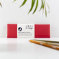 VENT for Change Recycled Leather Pen & Pencil Pouch – Red