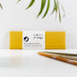 VENT for Change Recycled Leather Pen & Pencil Pouch – Yellow