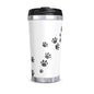 Betsy Bumble Designs Reusable 450ml Travel Brew Cup, Paw Prints