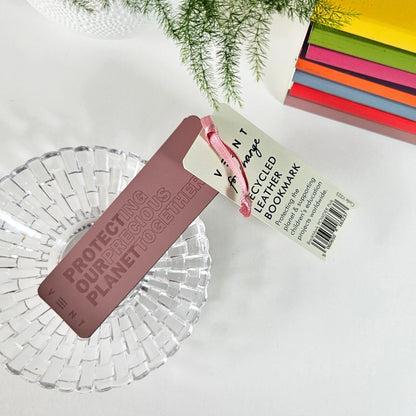 VENT for Change Recycled Leather Bookmark