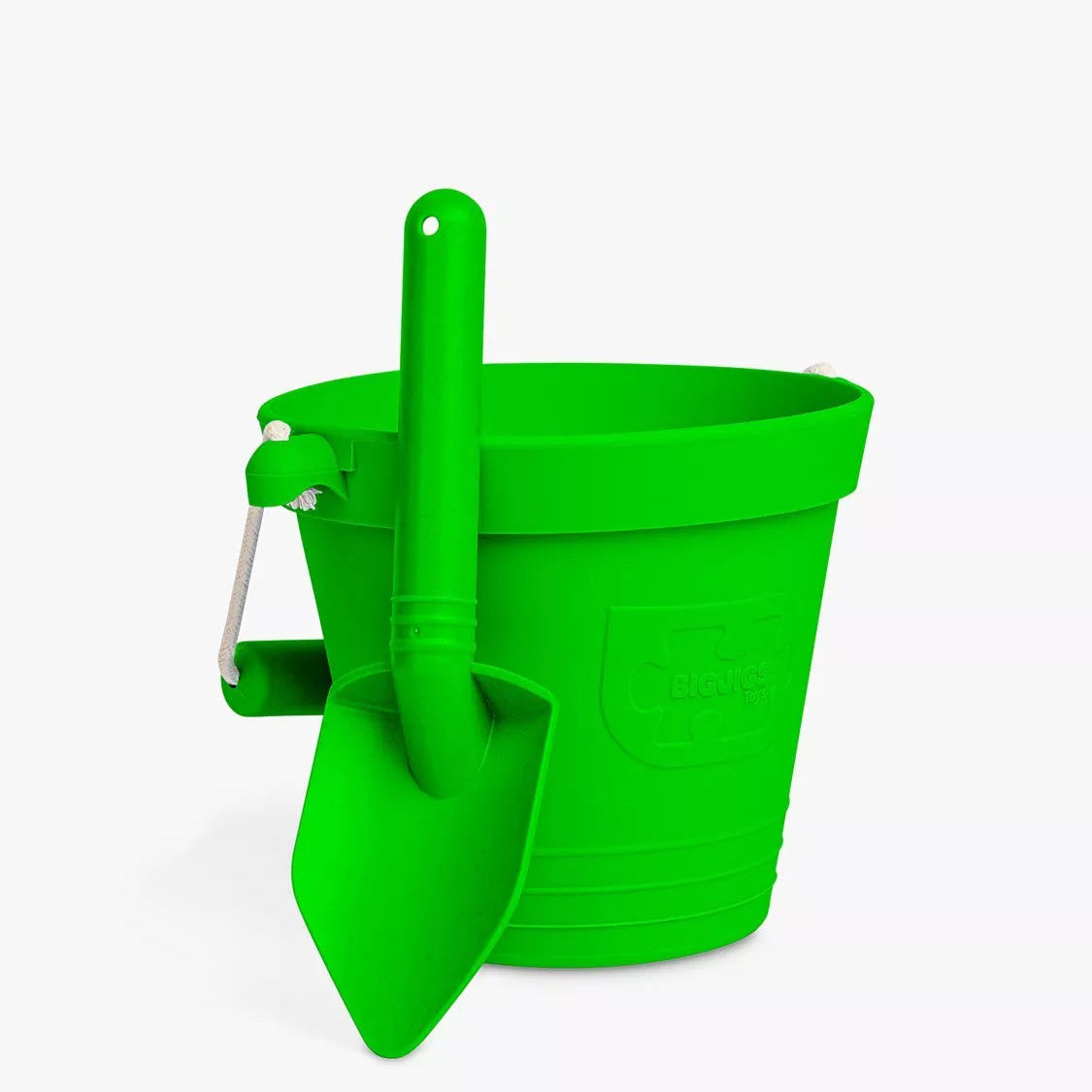 Silicone Bucket & Eco Spade Set, Green