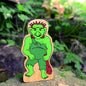 Lanka Kade Natural Wooden Green Troll