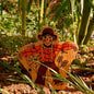 Lanka Kade Natural Wooden Orange & Brown Scarecrow