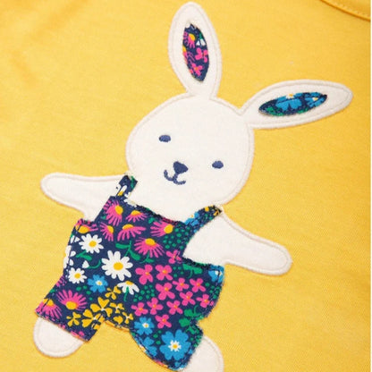 Kite Flower Patch Bunny Tunic – Organic Cotton Kids Top