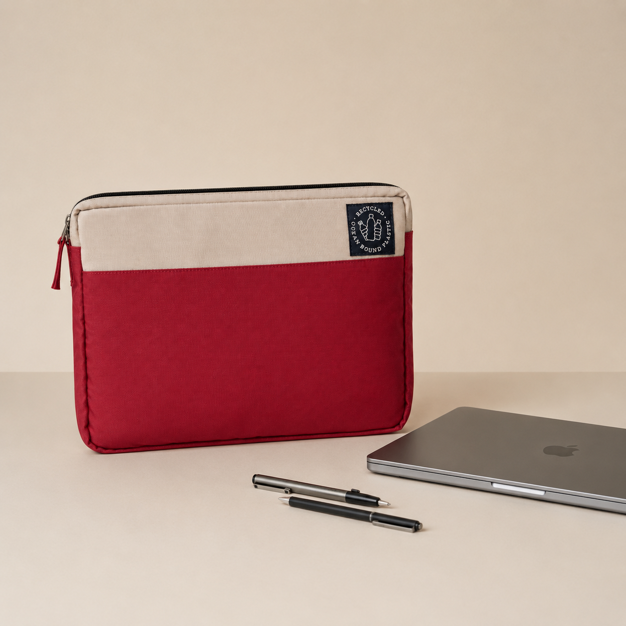 VENT for Change Recycled Ocean Plastic Laptop Sleeve – 14 Inch - Red