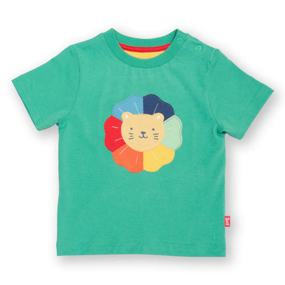Kite Rainbow Lion T-Shirt – Organic Cotton Kids Animal Tee