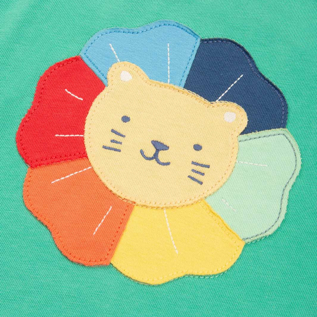Kite Rainbow Lion T-Shirt – Organic Cotton Kids Animal Tee