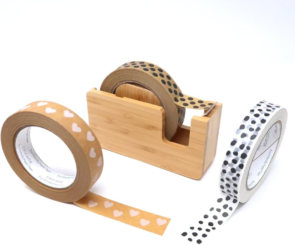 Bamboo Tape Dispenser