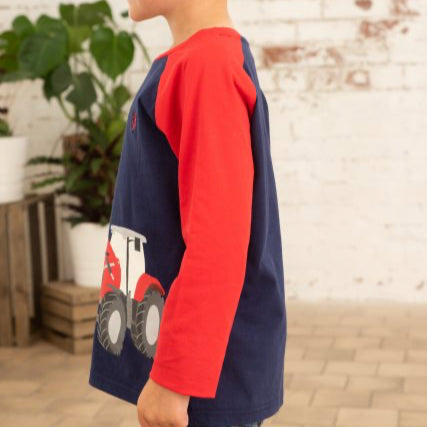 Little Lighthouse Mason T-Shirt Long Sleeved Red Tractor