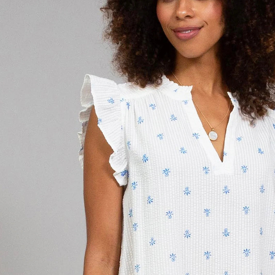 Kite Clothing Ladies Broadwey Seersucker Dress Pineapple Polka – Organic Cotton Summer Dress