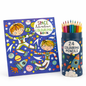 Rachel Ellen Space Colouring Book & Pencil Tube Set | Kids Colouring Gift Bundle