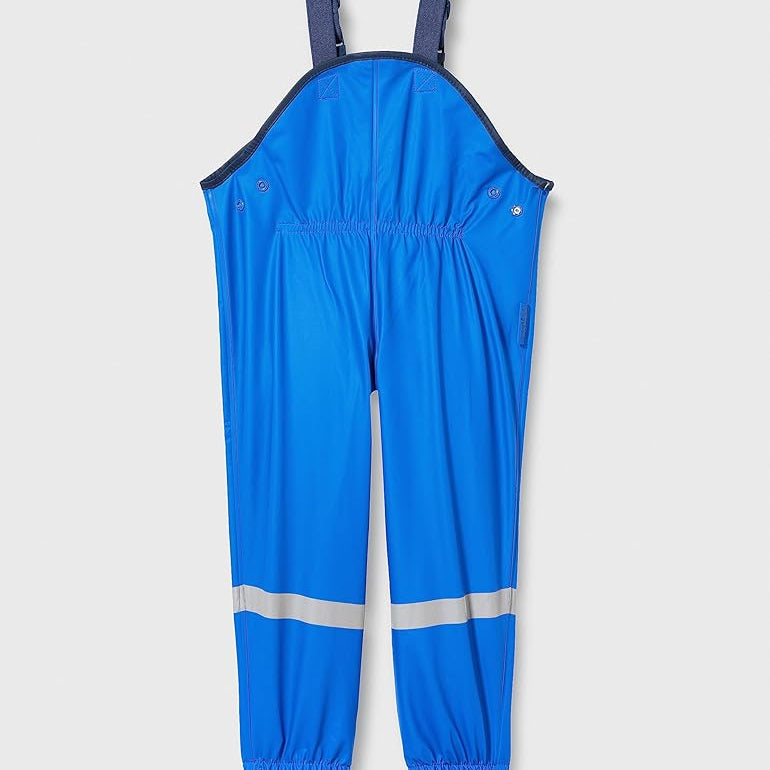 Children's Waterproof Dungarees – Kids' Outdoor Rain Trousers, Ages 2–11 Years