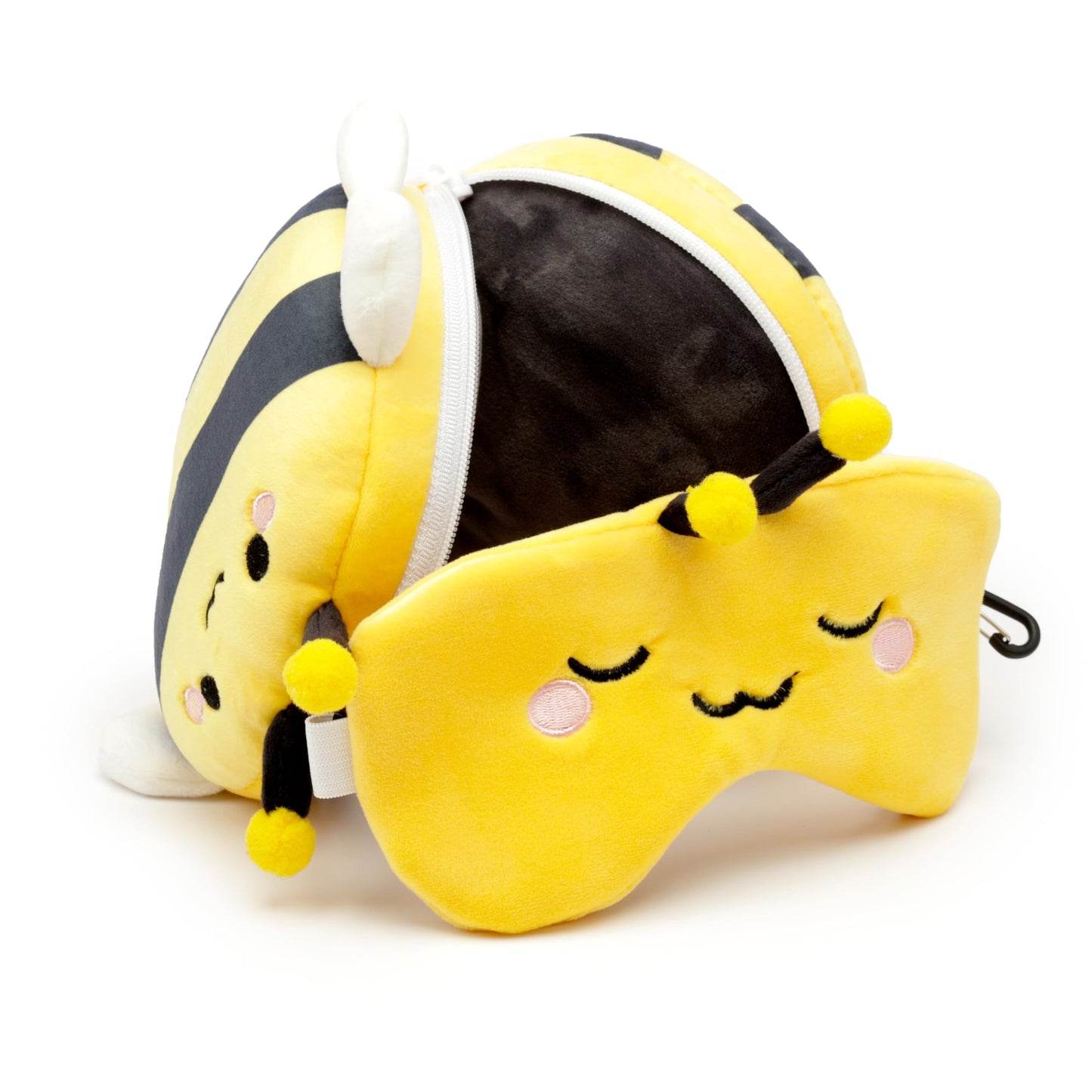 Relaxeazzz Travel Pillow & Eye Mask, Adorable Bee