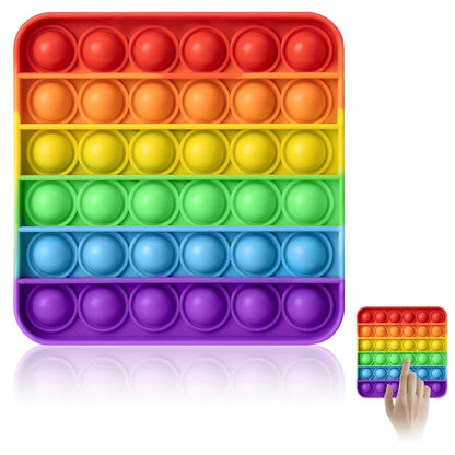 Silicone Pop-It Fidget Toy – Reusable Sensory Bubble Activity Toy for Kids & Stress Relief