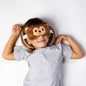Relaxeazzz Travel Pillow & Eye Mask, Monkey