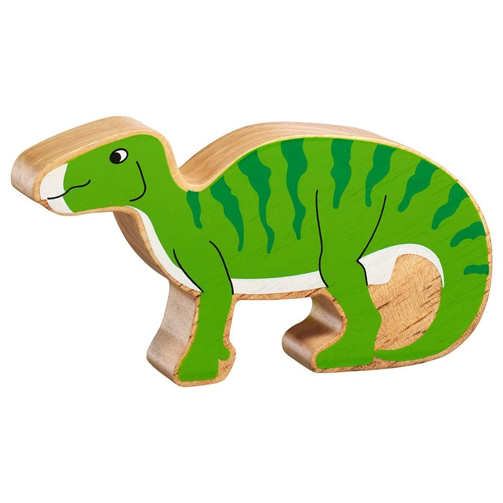 Natural Wooden Iguanodon