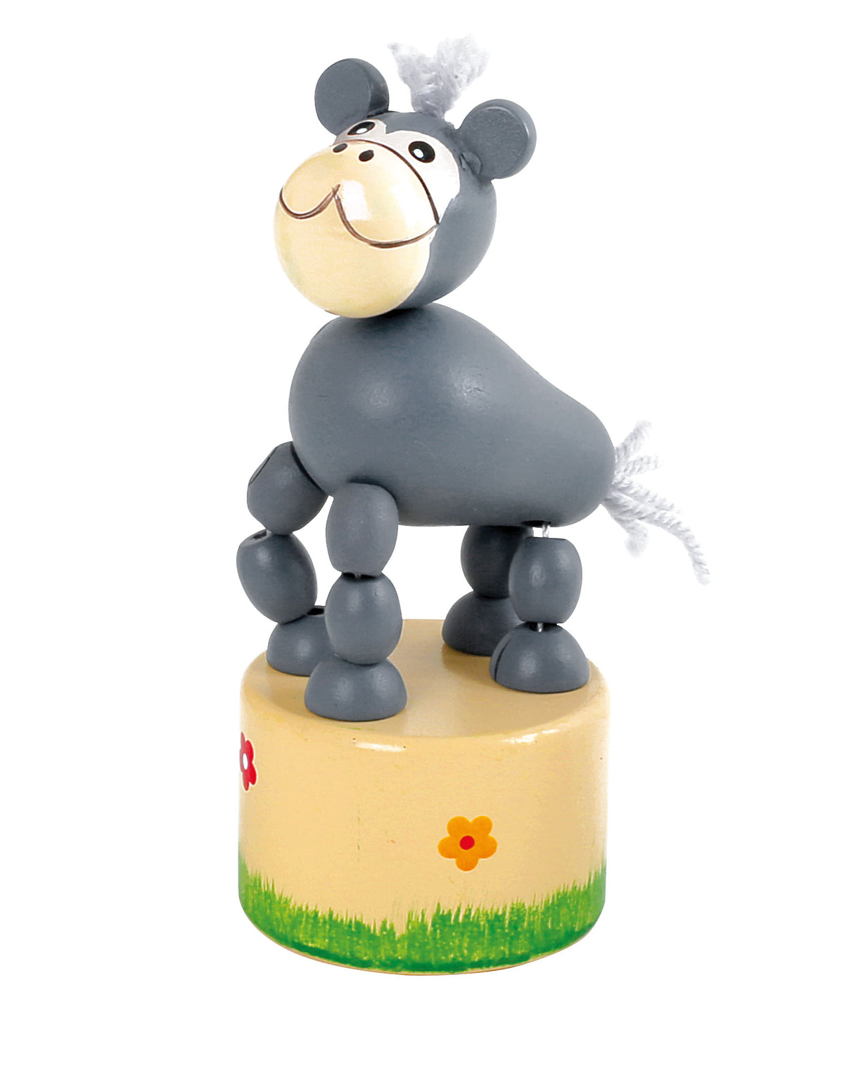 Small Foot Dancing Safari Animals – Wooden Push-Up Toys