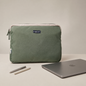 VENT for Change Recycled Ocean Plastic Laptop Sleeve – 14 Inch - Sage Green