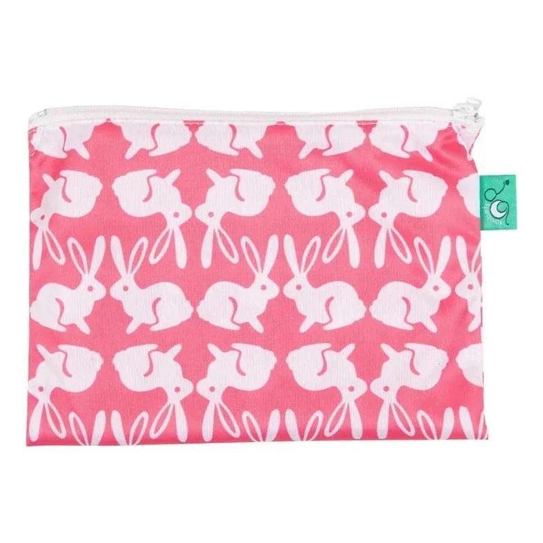 Totsbots Reusable Wipes Waterproof Bag, Bummy Wabbit