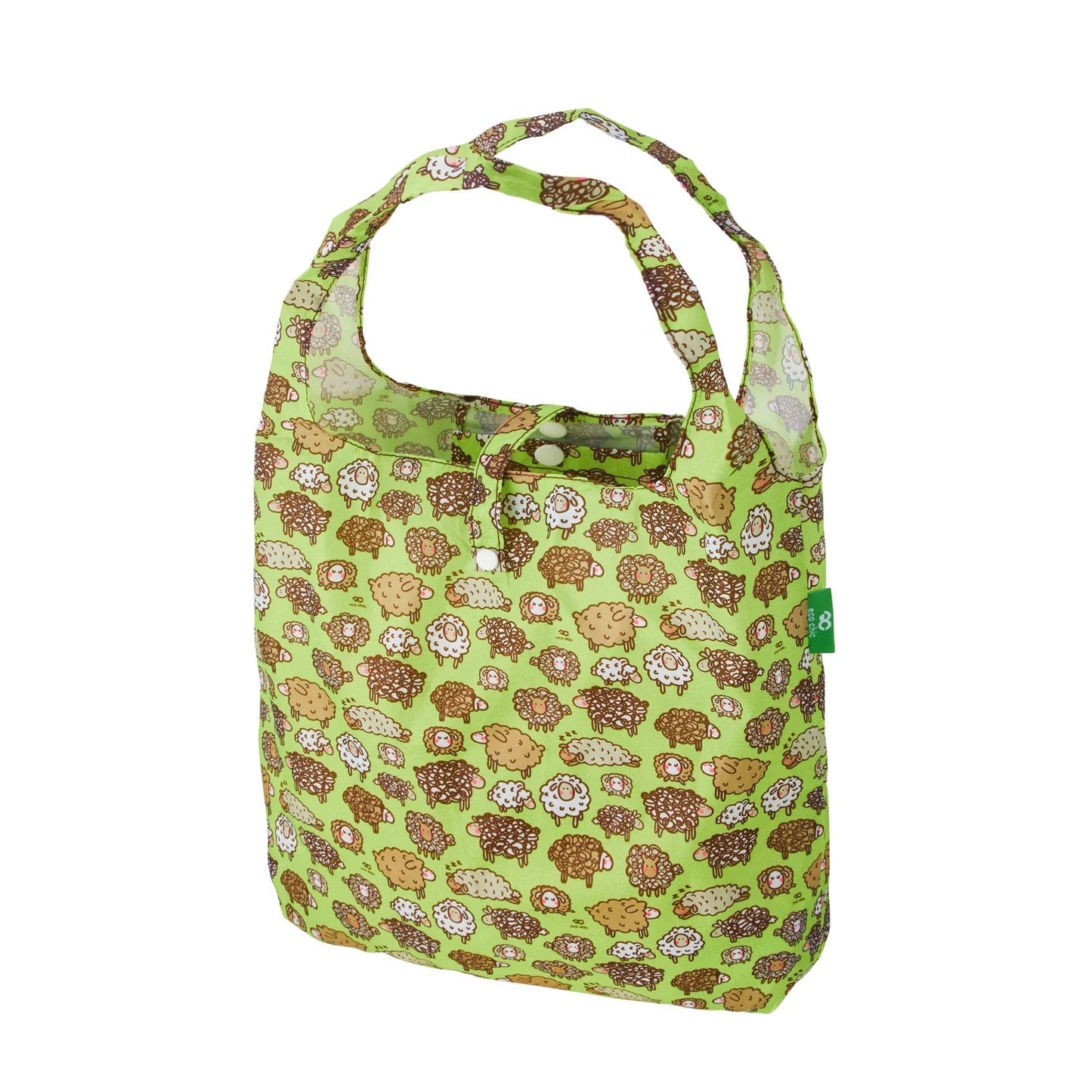 Eco Chic Foldable Reusable Shopping Bag – rPET Recycled Lightweight Bag