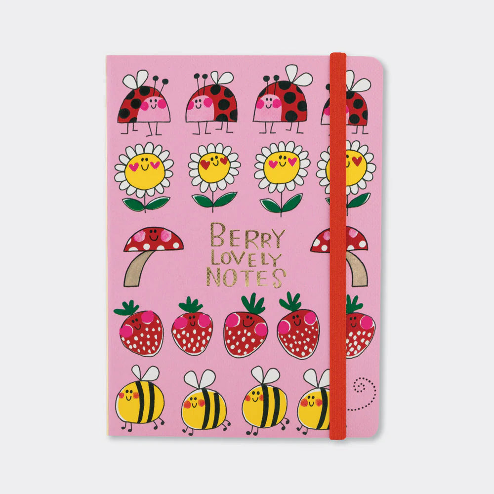 Rachel Ellen A6 Perfect Bound Notebook – Berry Lovely